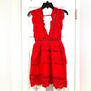 NEW Pretty Little Thing Red dress